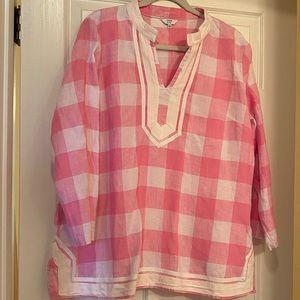 Crown & Ivy linen top szXXL